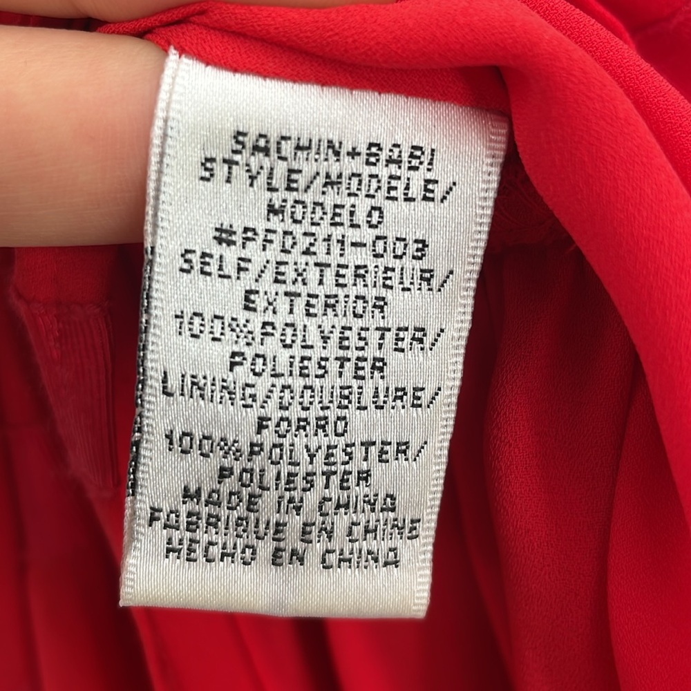 Anthropologie Red Dress - Picture 11 of 12